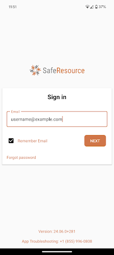 Android application SafeResource screenshort