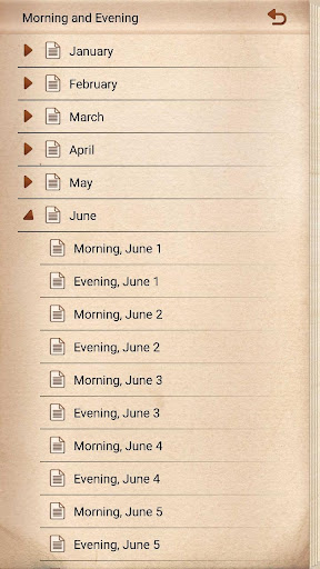 Morning and Evening Devotional Screen 3