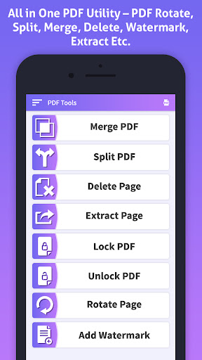 PDF Utility - Merge, Split PDF Screen 2