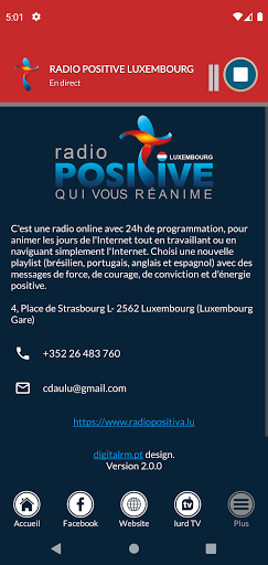 Radio Positive Luxembourg Screen 2
