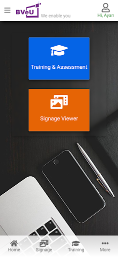 Android application BVeU screenshort