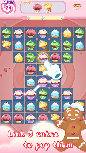 Android application Cake Land - Line Match 3 screenshort