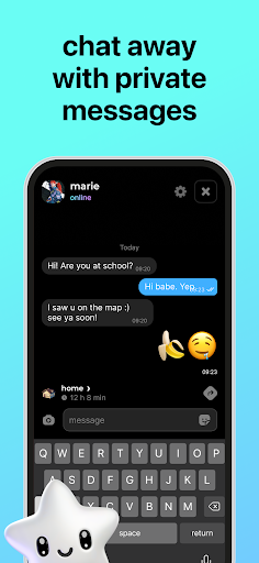 Screenshot of Blink — friends location