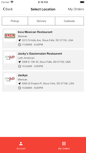 Jackys App Screen 3