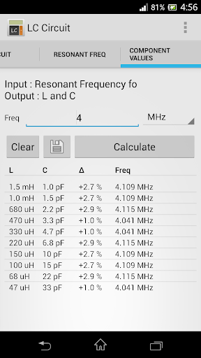 LC Circuit Screen 3