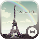Wallpaper Rainbow Eiffel Theme icon