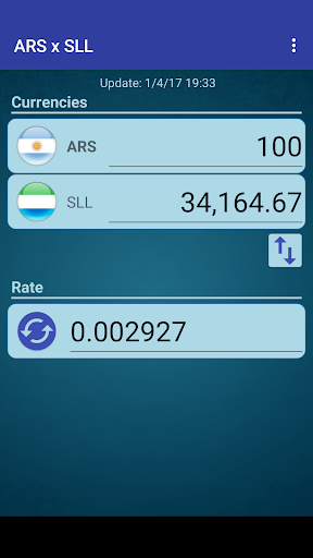 Android application AR Peso x Sierra Leonean Leone screenshort