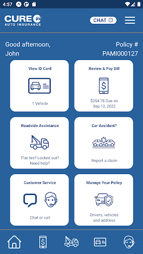 CURE Auto Insurance Screen 2