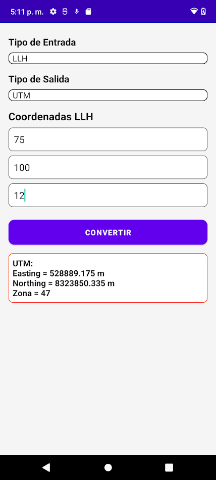 #1. Coordinate converter: UTM-ECEF (Android) Ved: Gaman Grp LLC