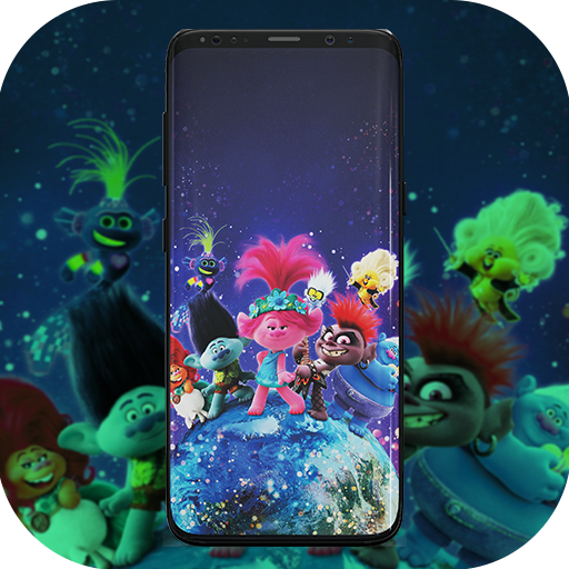 Trolls world tour Wallpaper HD logo