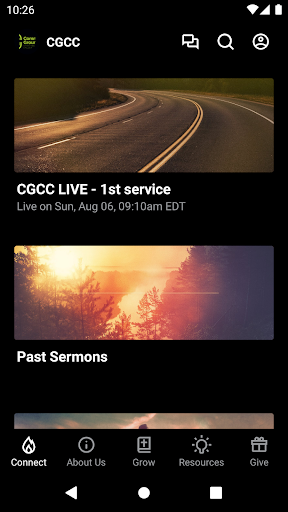 Android application Common Ground CC screenshort