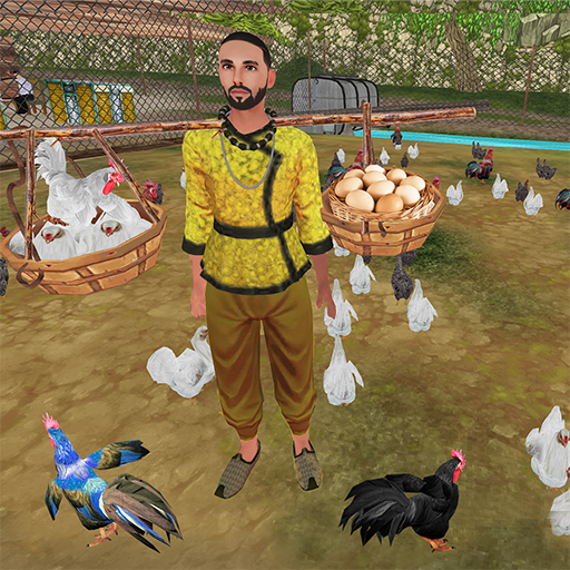 Chicken Farming Egg Farm Game  Icon