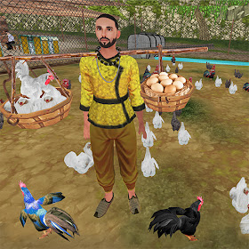 Chicken Farming Egg Farm Game