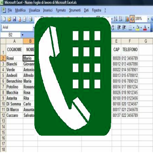 Import contacts XLS CSV TXT