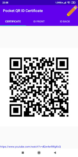 Android application QR ID Wallet screenshort