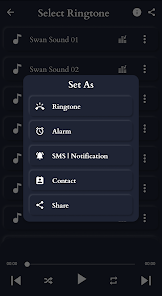 Captura de Pantalla 4 Sonidos de cisne android