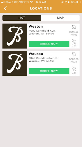 Becca’s Cafe Screen 2