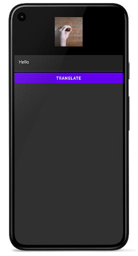 Android application let me tell you screenshort