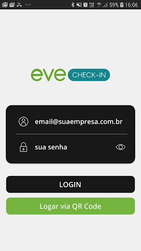 Android application Eve Check-in screenshort