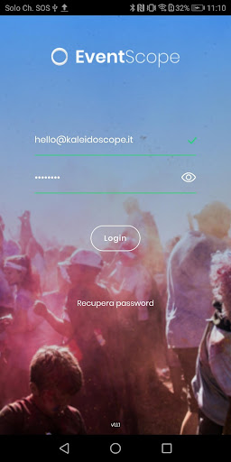 Android application EventScope Event Manager screenshort