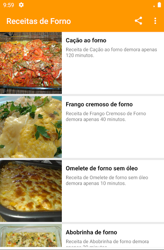 Receitas de Forno Screen 3
