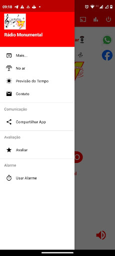Android application Rádio Monumental screenshort