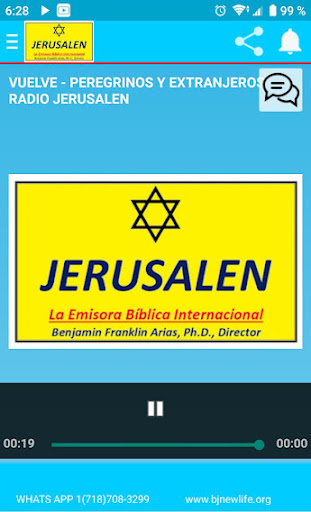 JERUSALEN, EMISORA BIBLICA Screen 3