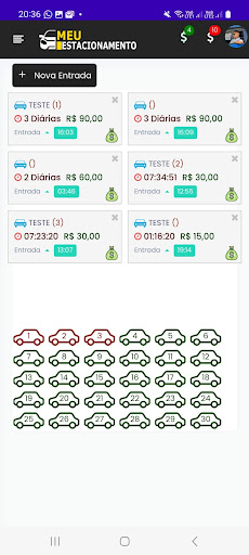 APPEstacionamento Screen 3