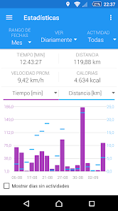 Captura de Pantalla 7 Caynax - correr & ciclismo GPS android