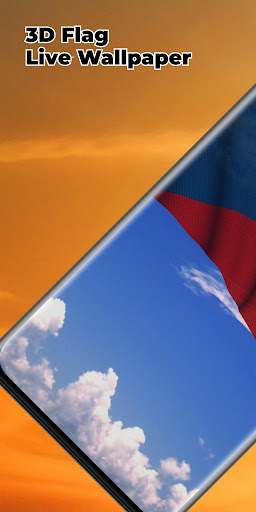 Android application Czech Flag Live Wallpaper screenshort