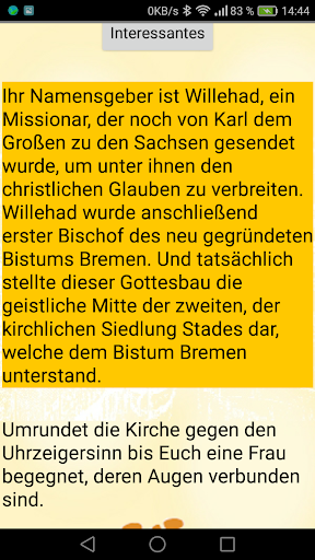 Demo Stade, Entdeckertour