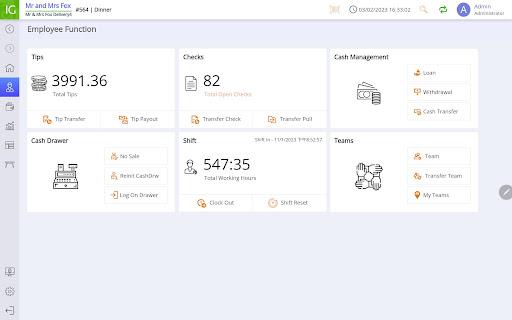 InfoGenesis POS Terminal Screenshot