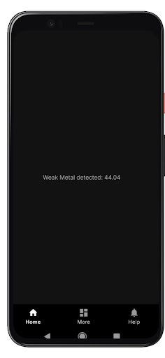Android application Metal Detector screenshort