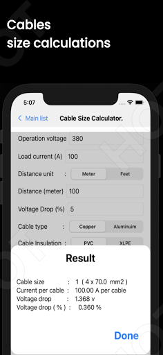 Voltage drop/SC. pro Screen 3