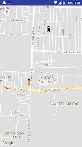 Android application Car GPS screenshort