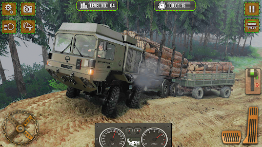 US Army Offroad Mud Truck Sim