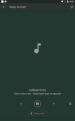Anime Music Radio Stations Screen 3