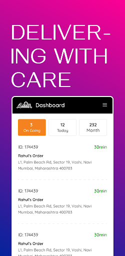Aladdin Delivery Partner Screen 2