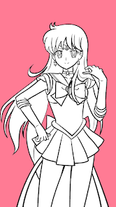 Screenshot 3 Easy Draw Sailor Moon android