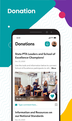 Android application myPTA screenshort