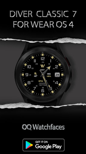 Android application Diver Classic 7 WEAR OS 4 screenshort