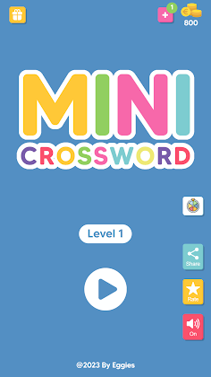 Mini Crossword - Word Fun! - Screenshot 1