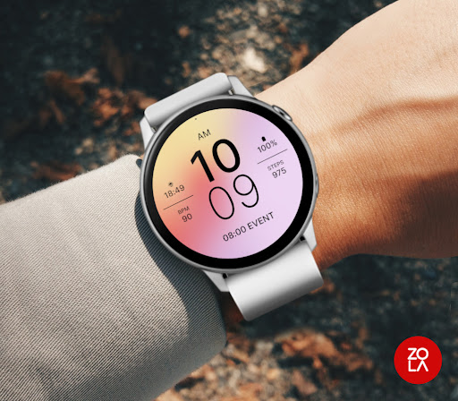 Romantic Flat Watch Face Screen 3