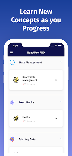 Screenshot of Learn React.js Coding [PRO]