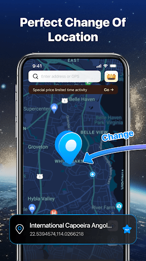 AnyGo-AnyTo Change Location Screen 3