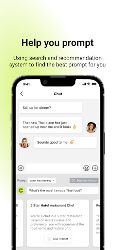 Android application CoChatter - AI keyboard screenshort