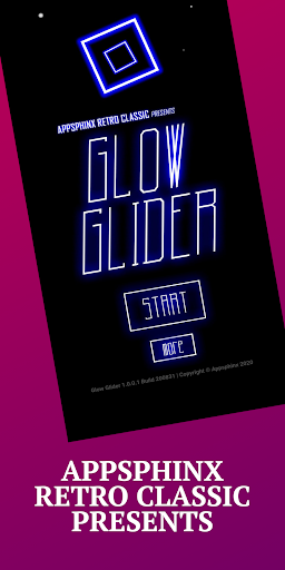 Android application Glow Glider screenshort