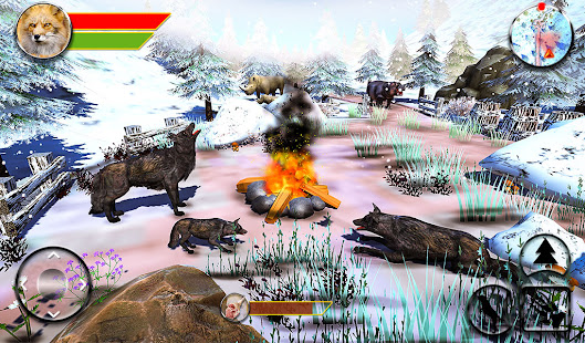 Wolf Simulator 3D - Arctic Animal Wildlife Games 1.9 screenshots 8