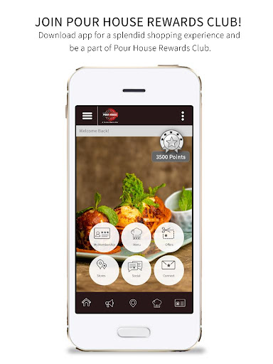 Android application Pour House Rewards Club screenshort