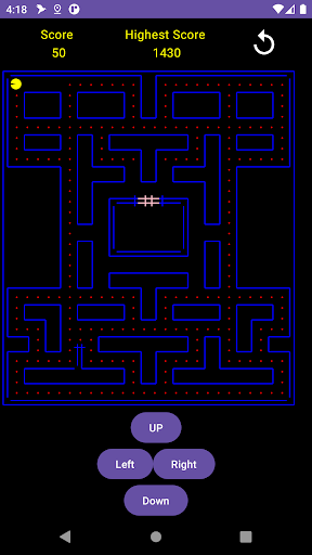 Android application pacmaze screenshort
